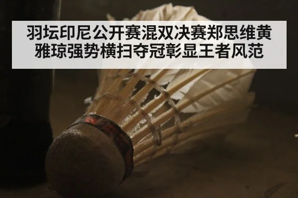 羽坛印尼公开赛混双决赛郑思维黄雅琼强势横扫夺冠彰显王者风范